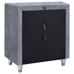 Antonella - 3-Drawer Upholstered Nightstand