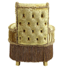 Bernadette - Stool - Gold Velvet