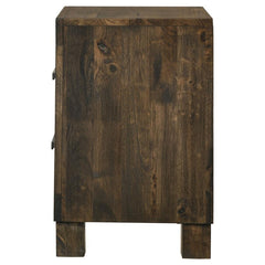 Woodmont - 2-Drawer Nightstand - Rustic Golden Brown