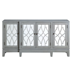 Magdi - Accent Table - Antique Gray Finish