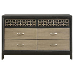 Valencia - 6-Drawer Dresser - Black