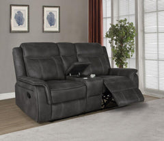 Lawrence - Upholstered Tufted Back Motion Loveseat