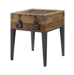 Kolin - Accent Table - Rustic Oak & Matte Gray