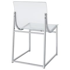 Adino - Acrylic Dining Side Chair (Set of 2) - Chrome