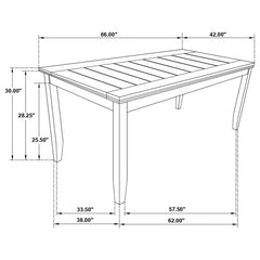 Dalila - Rectangular Dining Table