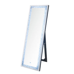 Noralie - Floor Mirror - Mirrored & Faux Diamonds - 60"