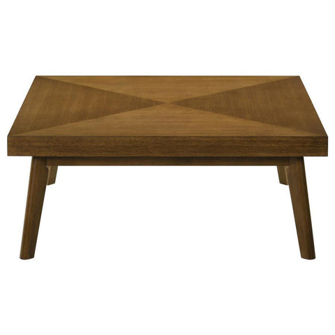 Westerly - Square Wood Coffee Table - Walnut Brown