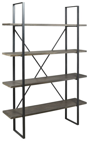 Gilesgrove - Black / Gray - Bookcase