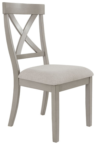 Parellen - Gray - Dining UPH Side Chair (Set of 2)