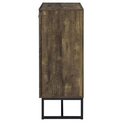 Carolyn - 2 Door Engineered Accent Wood Cabinet - Rustic Oak