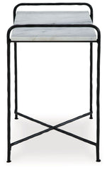 Ashber - White / Black - Accent Table