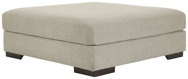 Lyndeboro - Wicker - Oversized Accent Ottoman