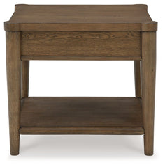 Roanhowe - Brown - Rectangular End Table