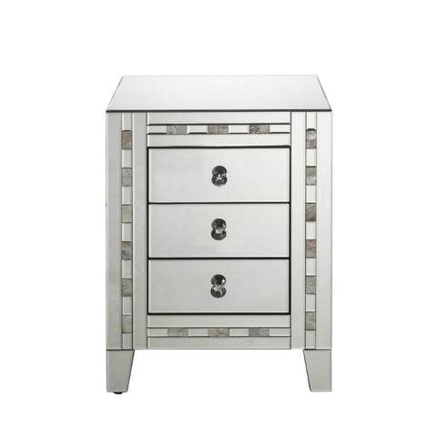 Nasa - Accent Table - Mirrored & Mother Pearl