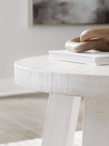 Jallison - Off White - Round End Table